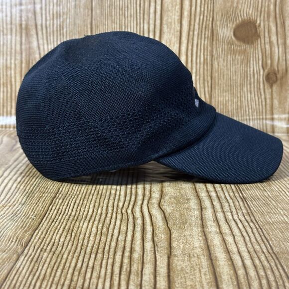 Kangol Tropic ventair Spacecap Baseball Golf Hat Black One Size - Picture 6 of 9
